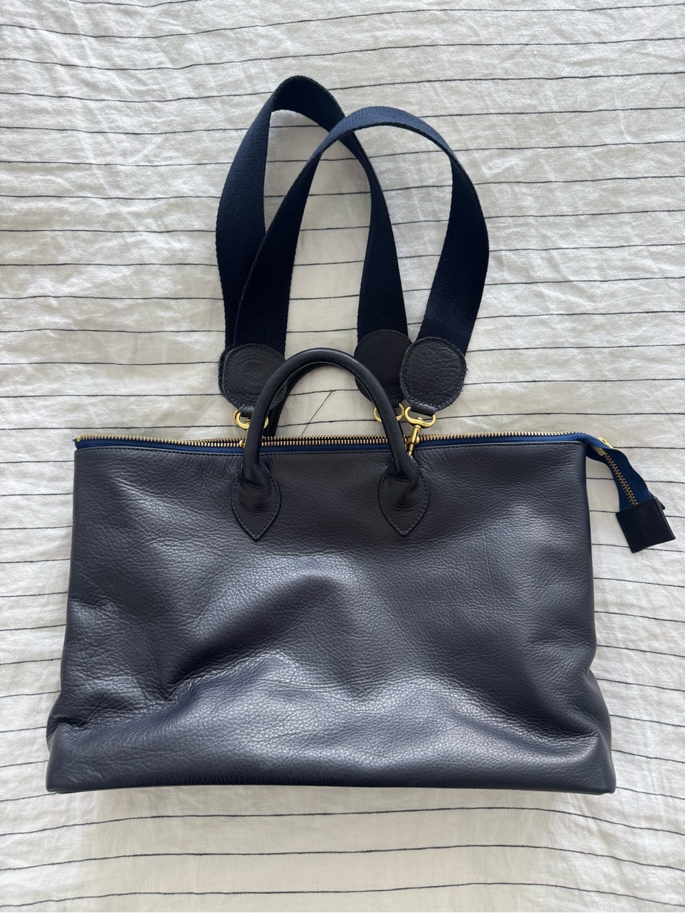 Blair Ritchey Mini Hugh Crossbody - Navy Leather
